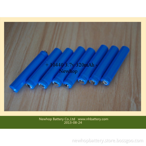 10440 3.7V Li-ion Battery 320mAh